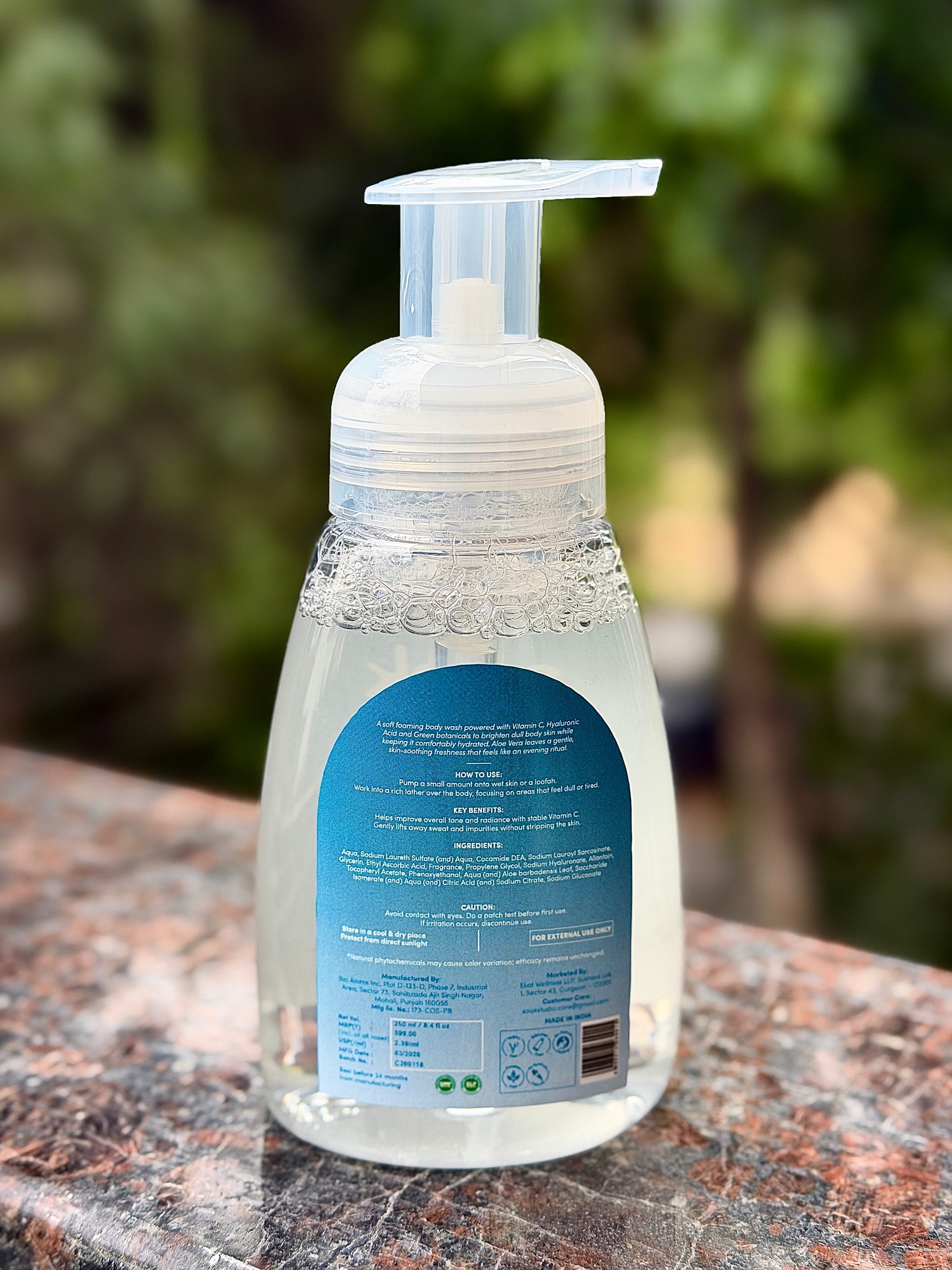 Soak Studio Desert Silk Body wash back side